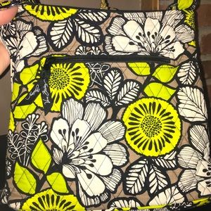 Vera Bradley neon green crossbody